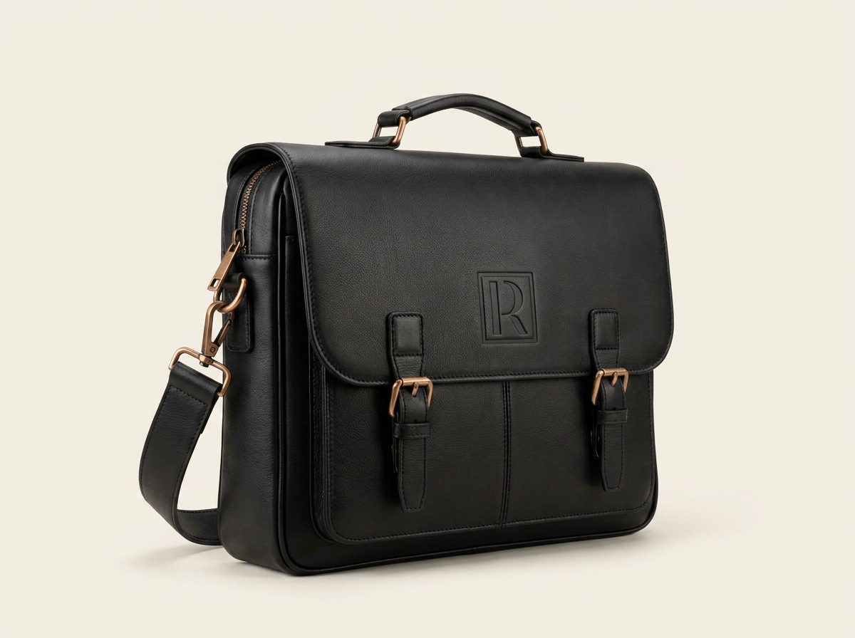 Sac Corporate — Cuir Noir